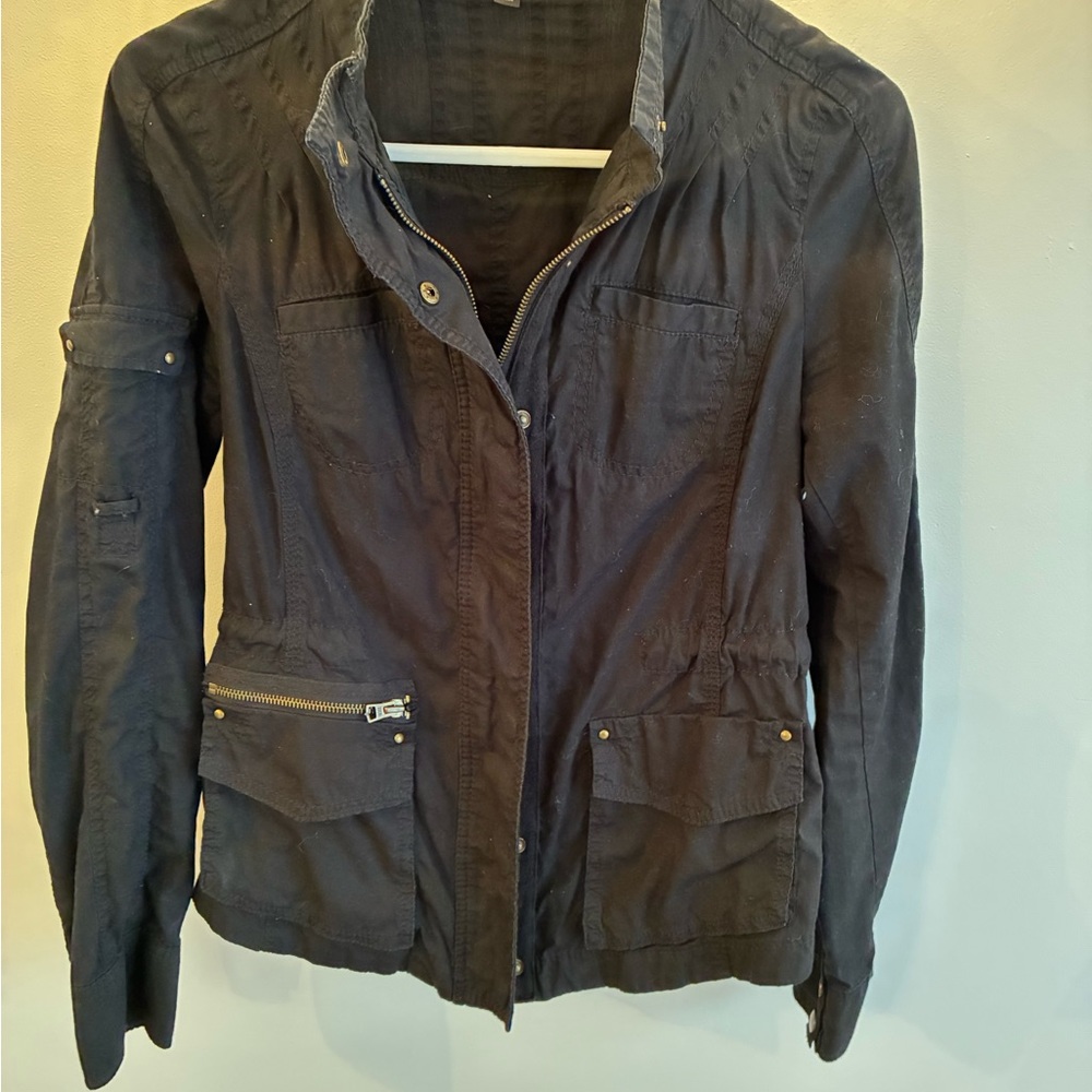 Express Black Utility Jacket for Women